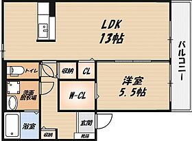 清風館  ｜ 大阪府高槻市明野町（賃貸アパート1LDK・2階・47.94㎡） その2