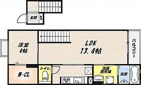 L’iLL登町  ｜ 大阪府高槻市登町（賃貸マンション1LDK・4階・44.63㎡） その2