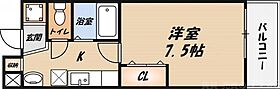 ＵＩサンライズ  ｜ 大阪府高槻市芥川町1丁目（賃貸マンション1K・3階・24.50㎡） その2