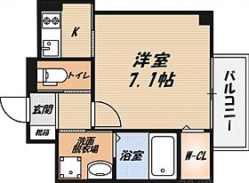 マンションKUROSE  ｜ 大阪府高槻市清福寺町（賃貸マンション1K・1階・24.67㎡） その2