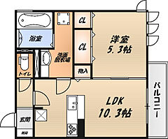 物件の間取り