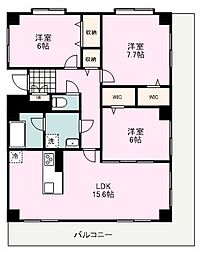 ウインベル 3LDKの間取図画像