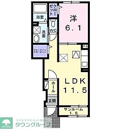 間取図画像 1LDK