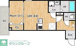 間取図画像 1LDK