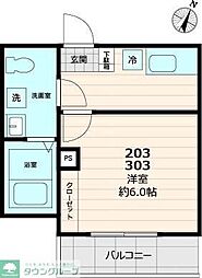 AXIS Hanno 1Kの間取図画像