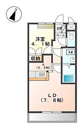 Grace2 1LDKの間取図画像