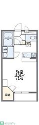 レオパレスイーグル5 1Kの間取図画像