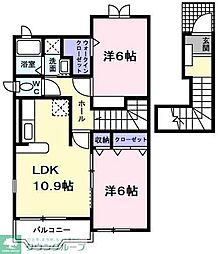 グランフィオーレ 2LDKの間取図画像