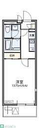 レオネクストスピネル 1Kの間取図画像