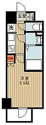 Grado新所沢 1Kの間取図画像