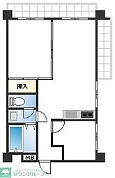 グロリアスマンションミフジ3号館 1SLDKの間取図画像