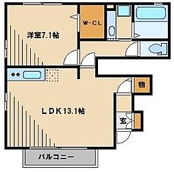 エパティークデュオ 1LDKの間取図画像