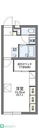 レオパレス一本杉 1Kの間取図画像