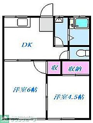 ロイヤルレジデンス 2Kの間取図画像