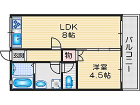 木村ハイツ 202 ｜ 大阪府摂津市三島３丁目（賃貸アパート1LDK・2階・35.00㎡） その2