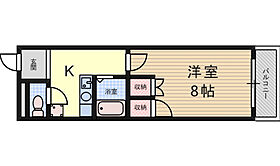 旭ビル 305 ｜ 大阪府高槻市岡本町（賃貸マンション1R・3階・24.30㎡） その2