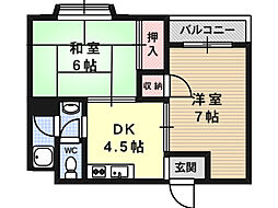 間取図画像 2DK