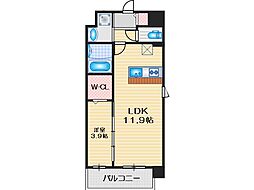 ルマルシェ下穂積 1LDKの間取図画像