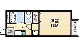 ウィンヒル上郡 1Kの間取図画像