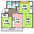 平田住宅14号棟3階4.8万円