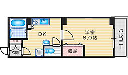 メゾン・ド・バランシヤ 1Kの間取図画像