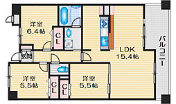 ルミナスベガ 3LDKの間取図画像