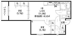 物件の間取り
