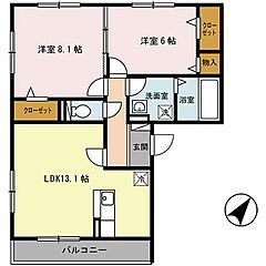 物件の間取り