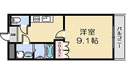 フォレストコート 1SKの間取図画像