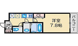 MASUno茨木 1Kの間取図画像