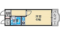 第一吉田ビル ワンルームの間取図画像