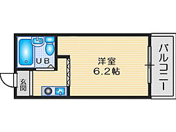 R・K・Aマンション 1Kの間取図画像