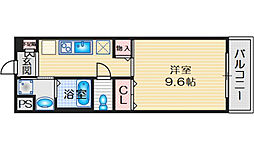 メトロノーム 1Kの間取図画像