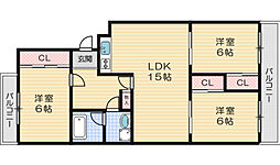 プルミエールメゾン一番館 3LDKの間取図画像