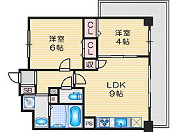 ロアールF 1SLKの間取図画像