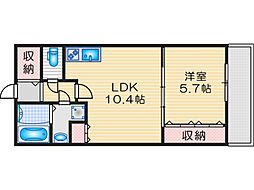 ステラ・フェリーチェ 1LDKの間取図画像