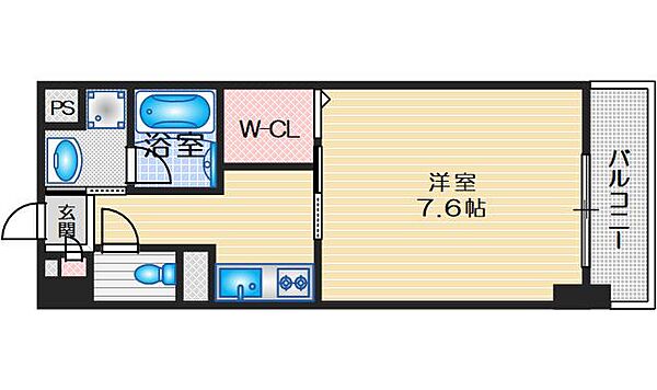 プラネット46 ｜大阪府高槻市富田町3丁目(賃貸マンション1K・1階・27.15㎡)の写真 その2