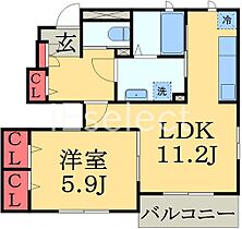 千葉県千葉市稲毛区長沼原町（賃貸アパート1LDK・1階・43.66㎡） その2