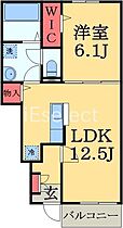 千葉県八街市八街ほ（賃貸アパート1LDK・1階・44.70㎡） その2