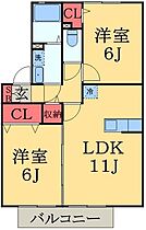 千葉県千葉市稲毛区山王町（賃貸アパート2LDK・2階・53.48㎡） その2