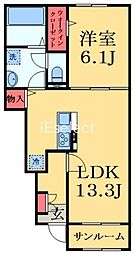 間取図画像 1LDK