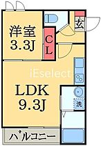 ＧＲＡＮＤＴＩＣ　ＥＶＥＲ　ＧＲＥＥＮ  ｜ 千葉県千葉市中央区道場北１丁目（賃貸アパート1LDK・1階・30.71㎡） その2