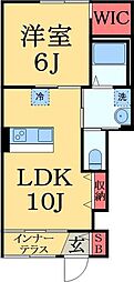 ウィズダムスタイル 1LDKの間取図画像