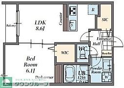 間取図画像 1LDK