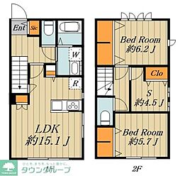 (仮称)世田谷区深沢6丁目計画 2SLDKの間取図画像
