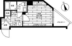 ステージファースト三軒茶屋ASYLCOURT2 1Kの間取図画像