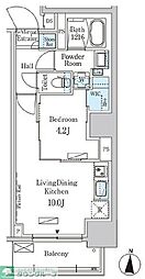 パークアクシス錦糸公園 1LDKの間取図画像