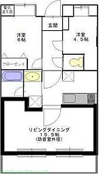 コーナスフロリダ 3LDKの間取図画像