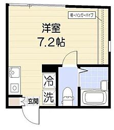 ジュメイラ世田谷 ワンルームの間取図画像