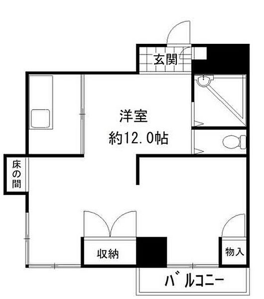 リバーランドビル 407｜大阪府大阪市旭区大宮４丁目(賃貸マンション2K・4階・40.80㎡)の写真 その2